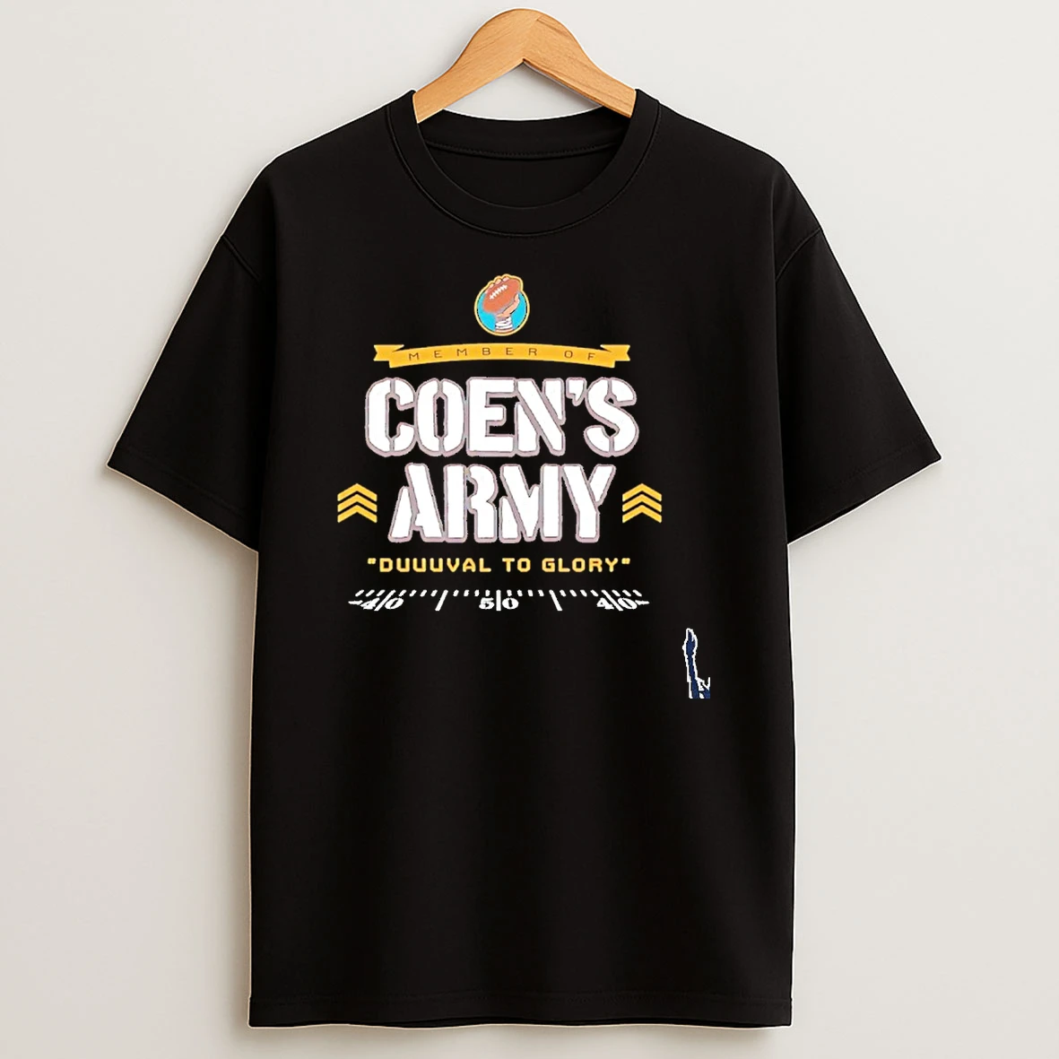 Coens Army Jacksonville Football Division Champs T Shirt