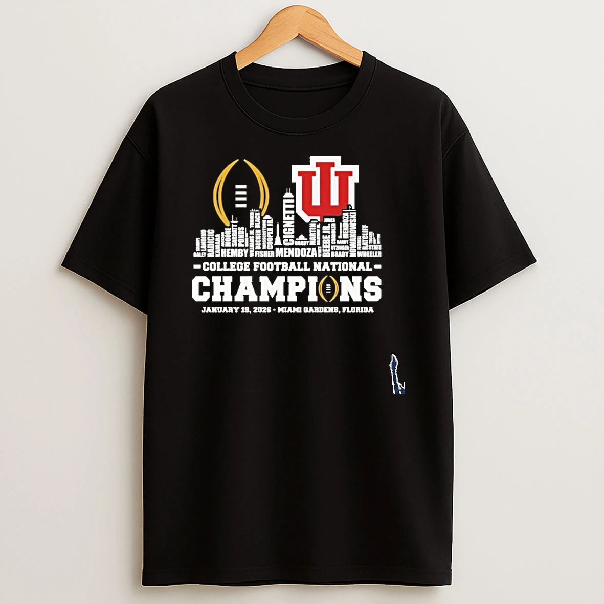 College Football National Champions January 19 2026 Miami Gaens Florida Typo City T Shirt