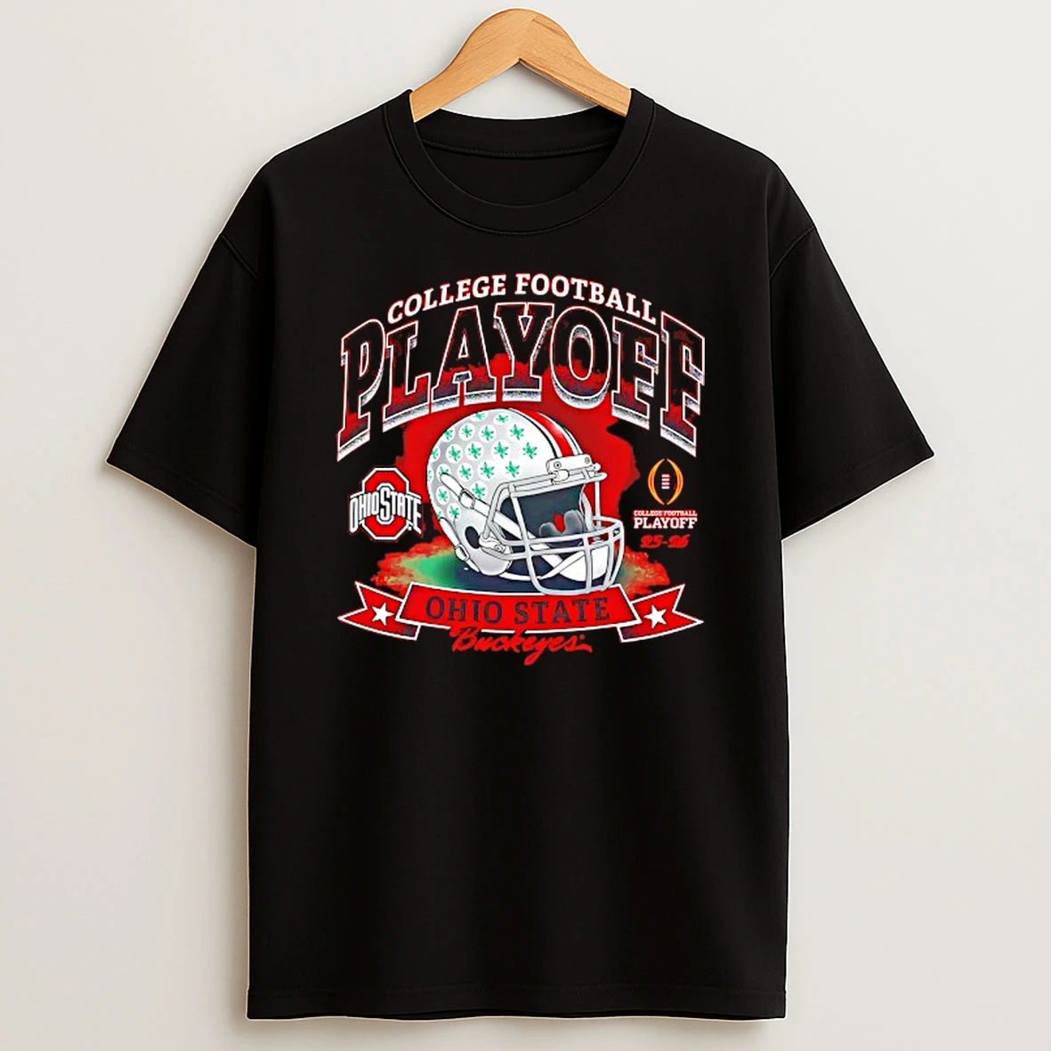College Football Playoff 2025 2026 Ohio State Buckeyes Helmet T Shirt