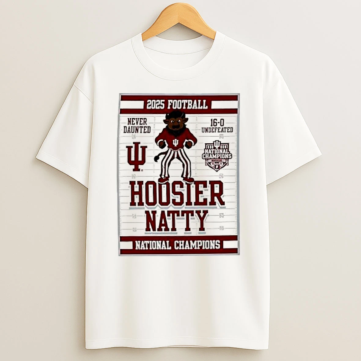 College Football Playoff 2026 Retro Brands Indiana National Champions Hoosier Natty T Shirt
