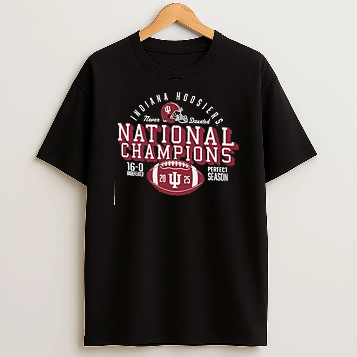 College Football Playoff 2026 Retro Brands Indiana National Champions Perfect Season T Shirt