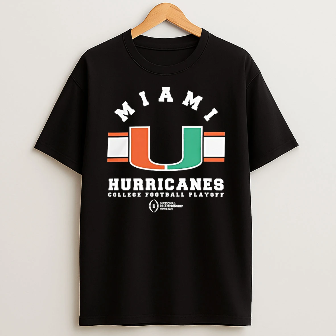 College Football Playoff Miami Hurricanes 2026 National Championship Logo T Shirt