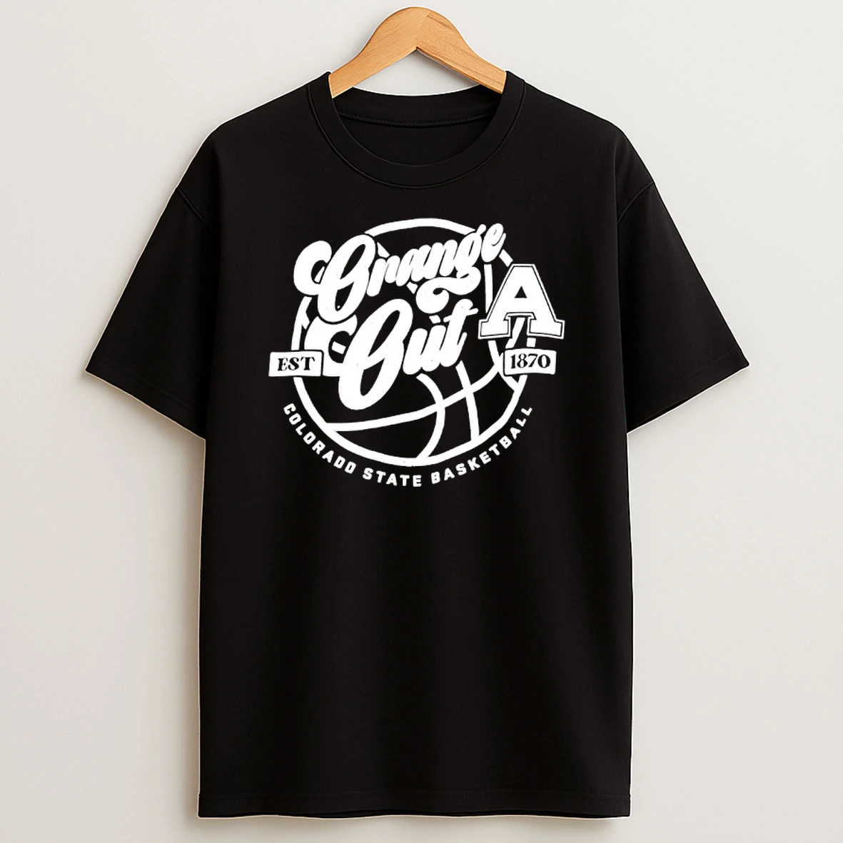 Colorado State Basketball Orange Out Est 1870 T Shirt