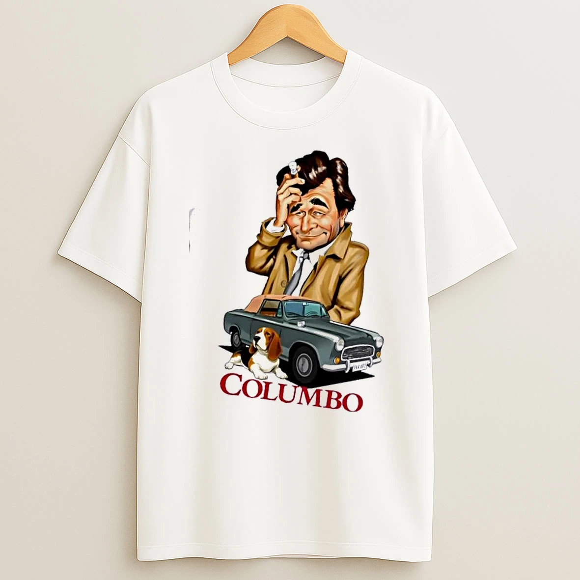 Columbo 60 70s Caricature T Shirt