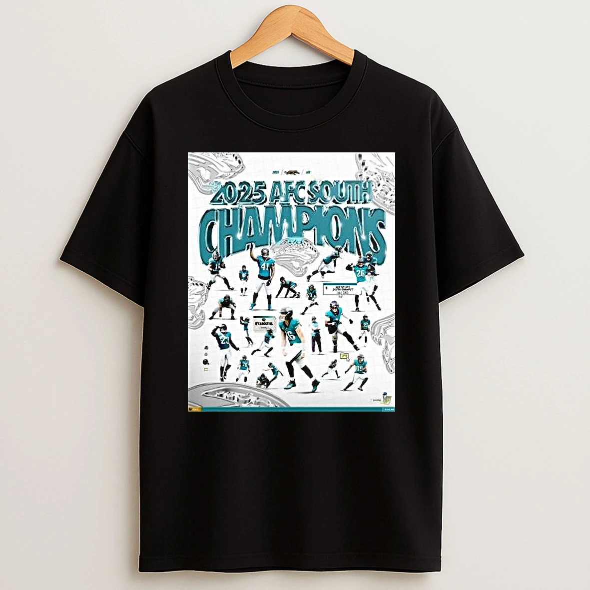Congrats Jacksonville Jaguars Nfl 2025 Afc South Champions Runs Through T Shirt