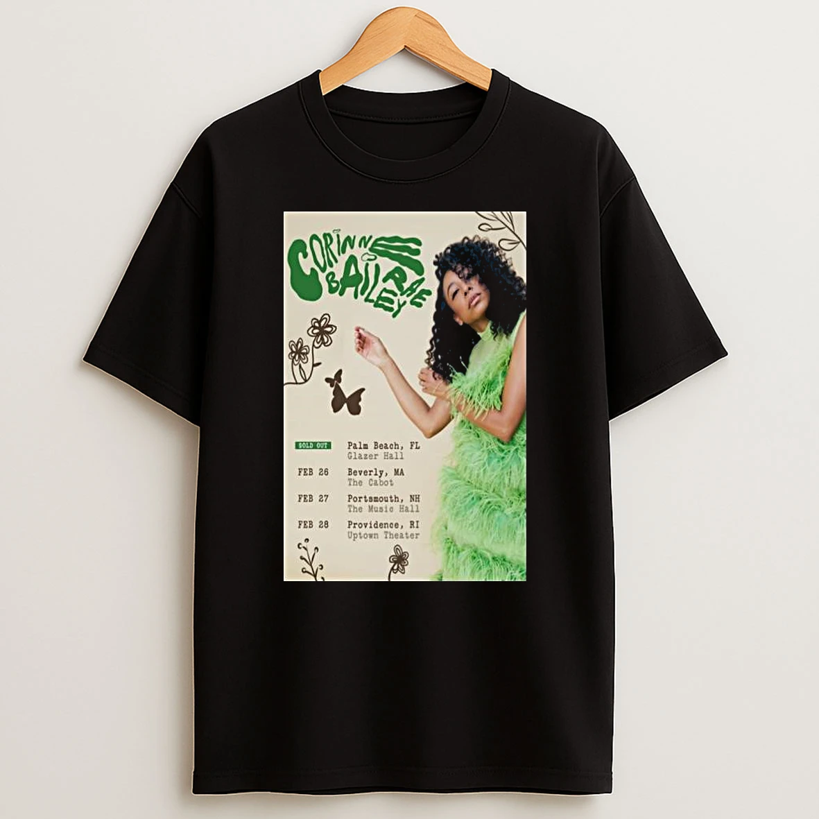Corinne Bailey Rae February Shows 2026 T Shirt