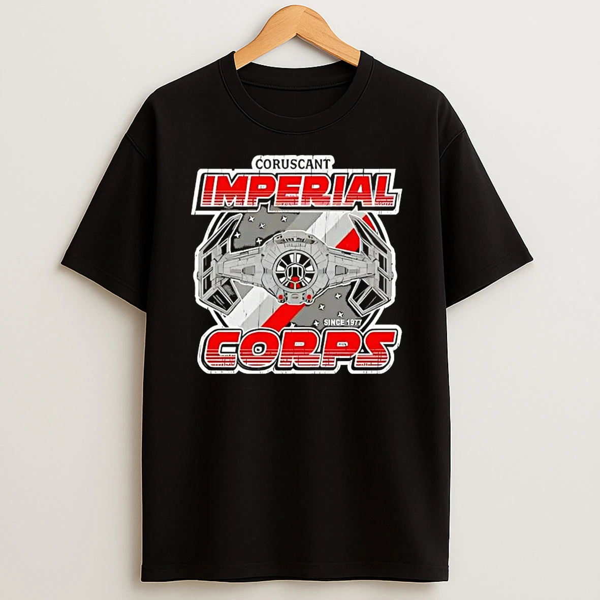 Coruscant Imperial Corps Since 1977 Retro T Shirt