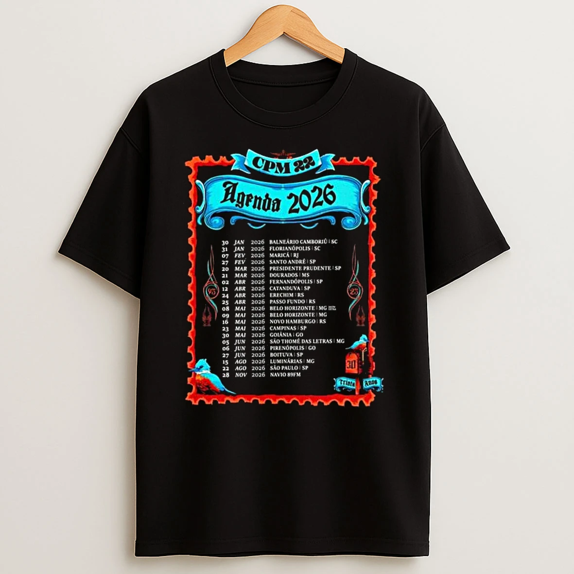 Cpm Vinte E Dois Agenda 2026 T Shirt