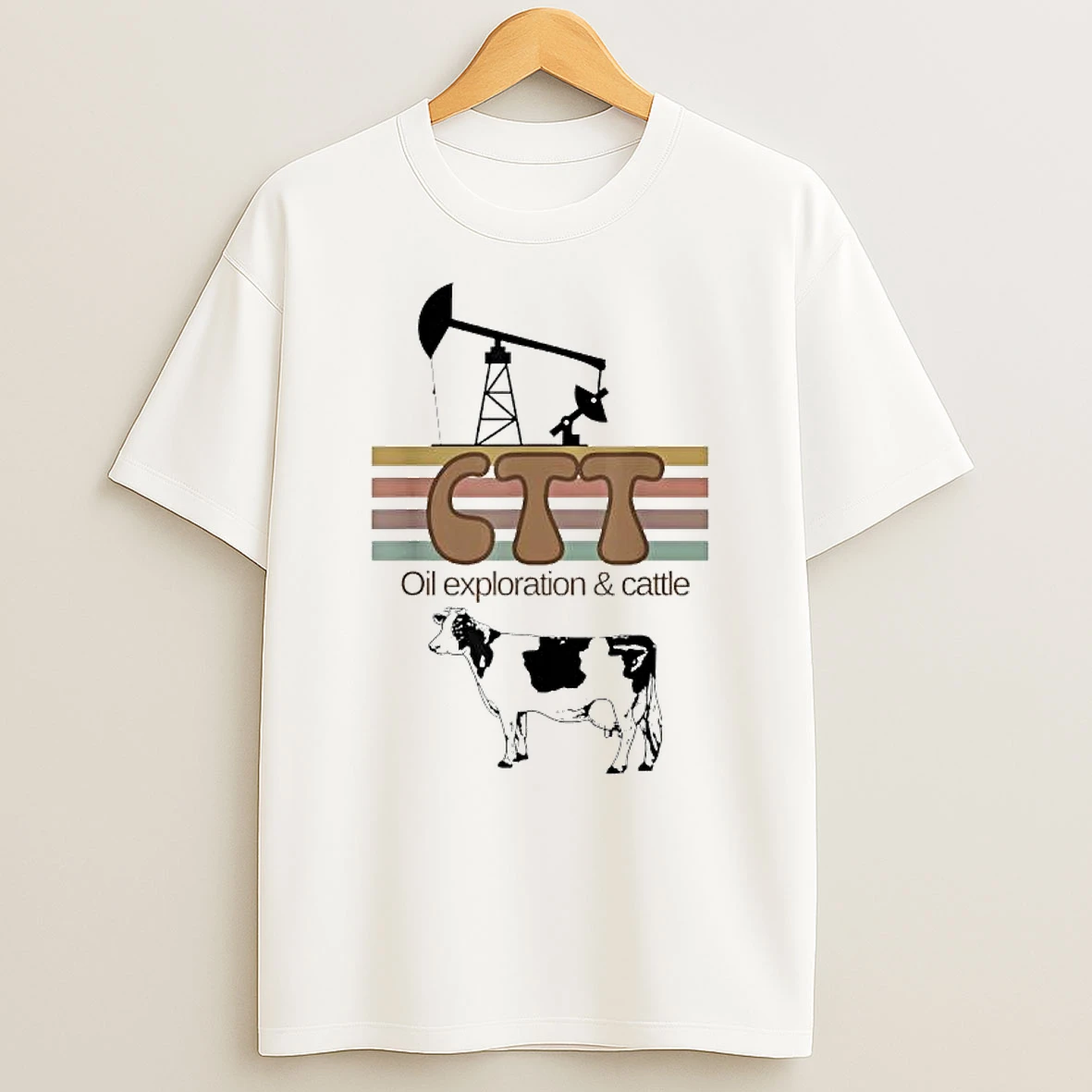 Ctt Oil Exploration And Cattle Oilman Cattleman Lifestyle T Shirt