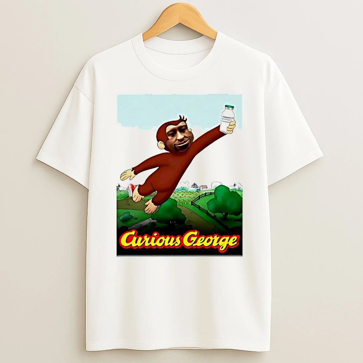 Curious George Monkey Character T Shirt