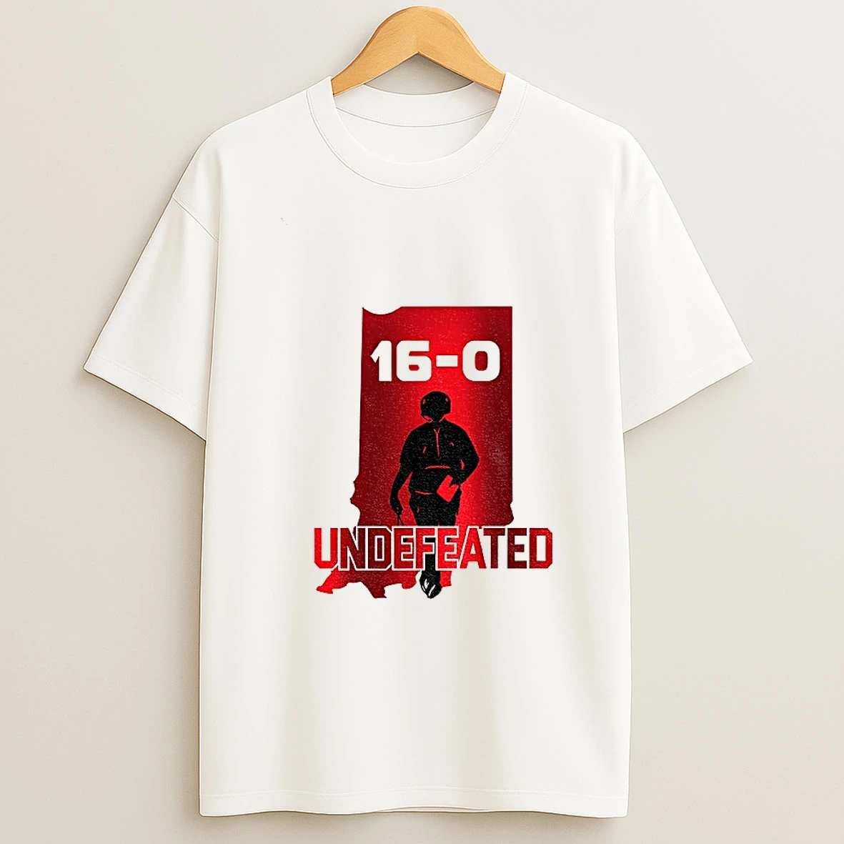Curt Cignetti Coach Indiana Hoosiers Football 2026 National Champions 16 0 Undefeated T Shirt