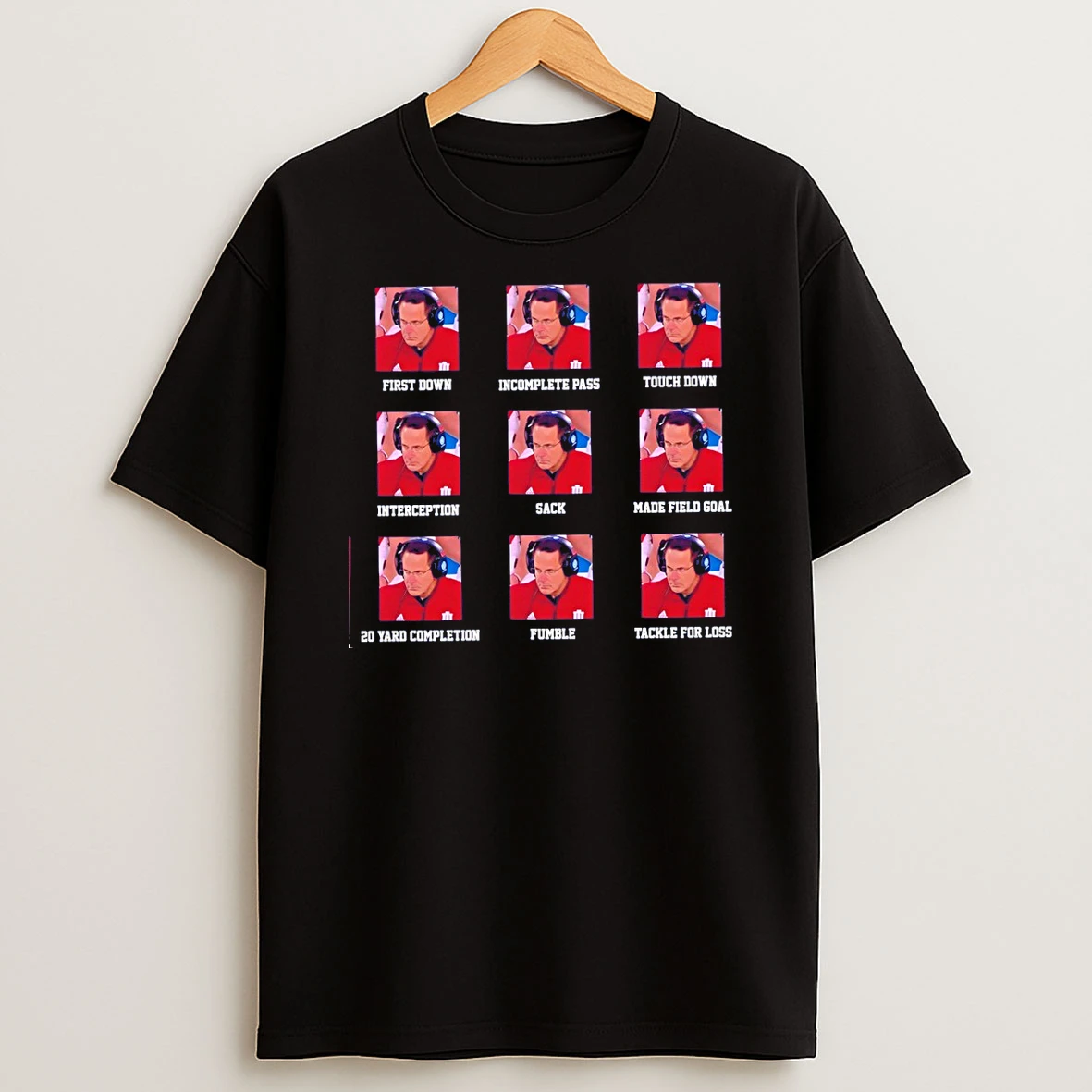 Curt Cignetti Coach Indiana Hoosiers Football First Sown Incomplete Pass Touch Down T Shirt