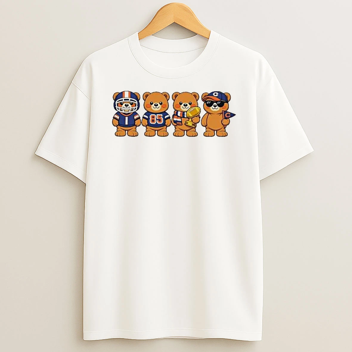 Cute Bears Chicago Football T Shirt