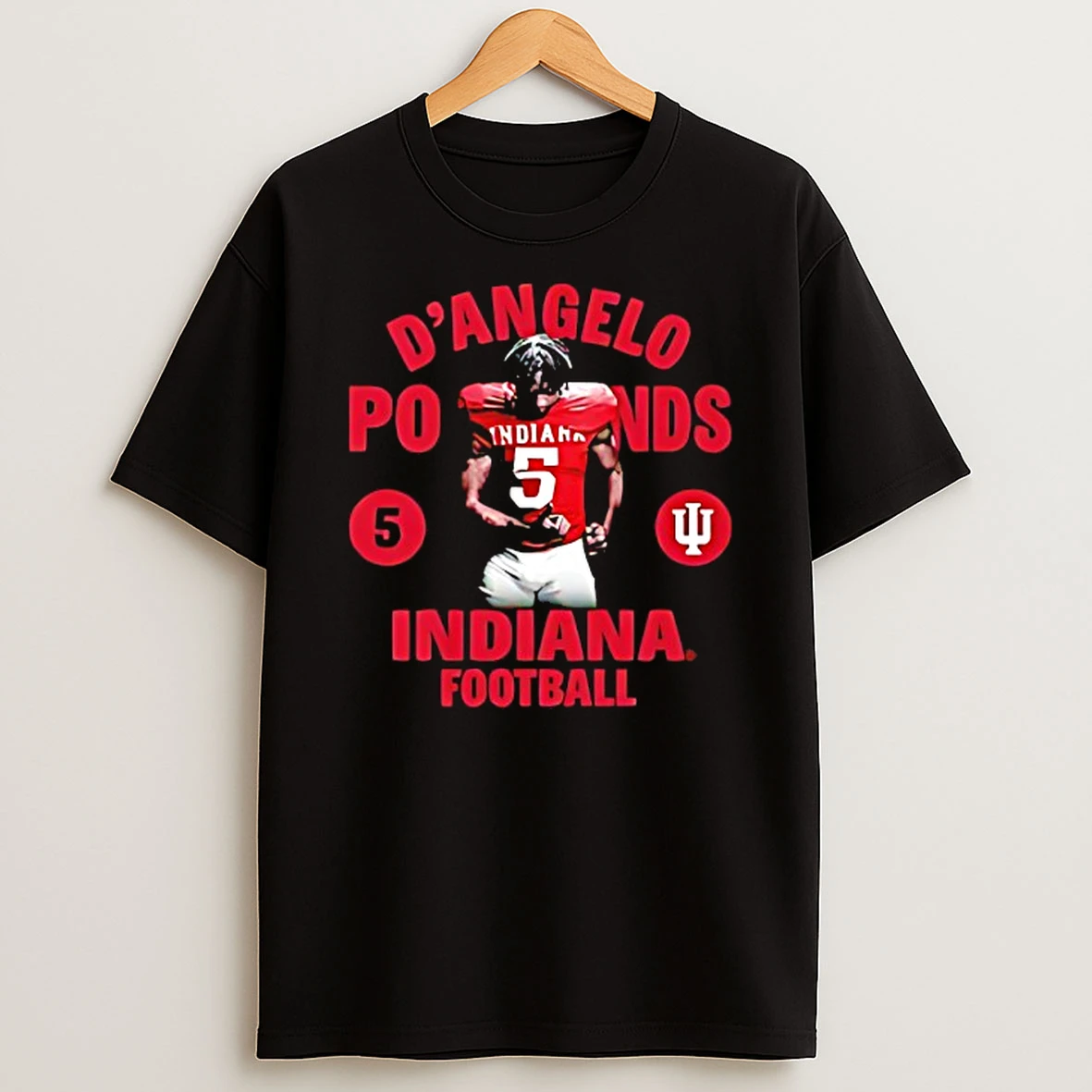 Dangelo Ponds 5 Indiana Hoosiers Football T Shirt