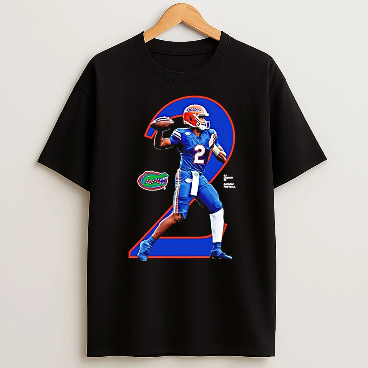 Dj Lagway 2 Florida Gators Breakthrough Series T Shirt