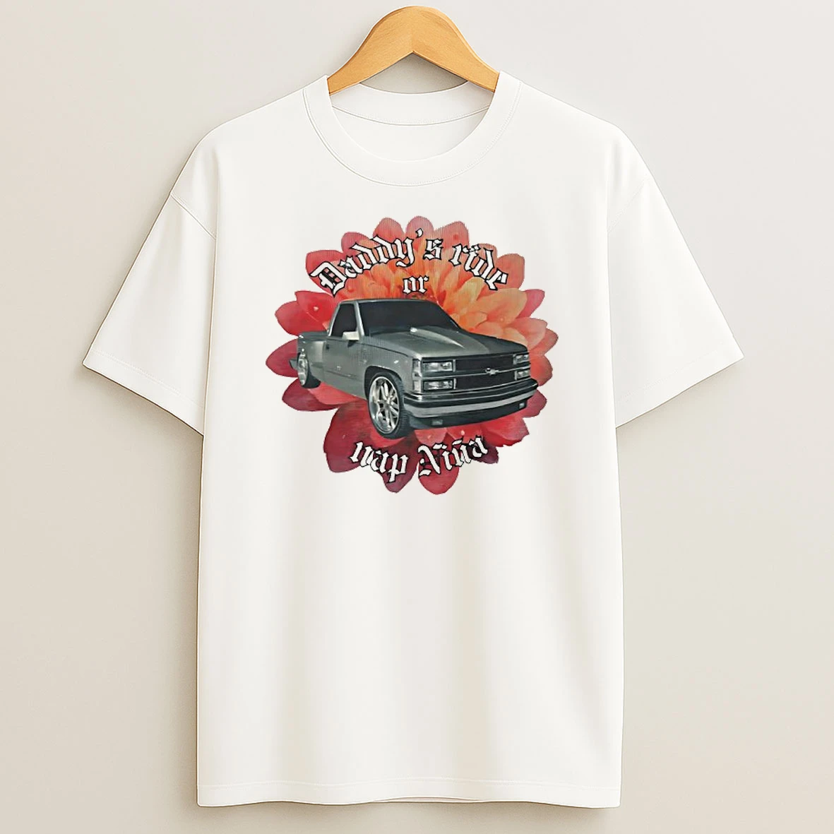 Daddys Ride Os Nap Niha Car Graphic T Shirt