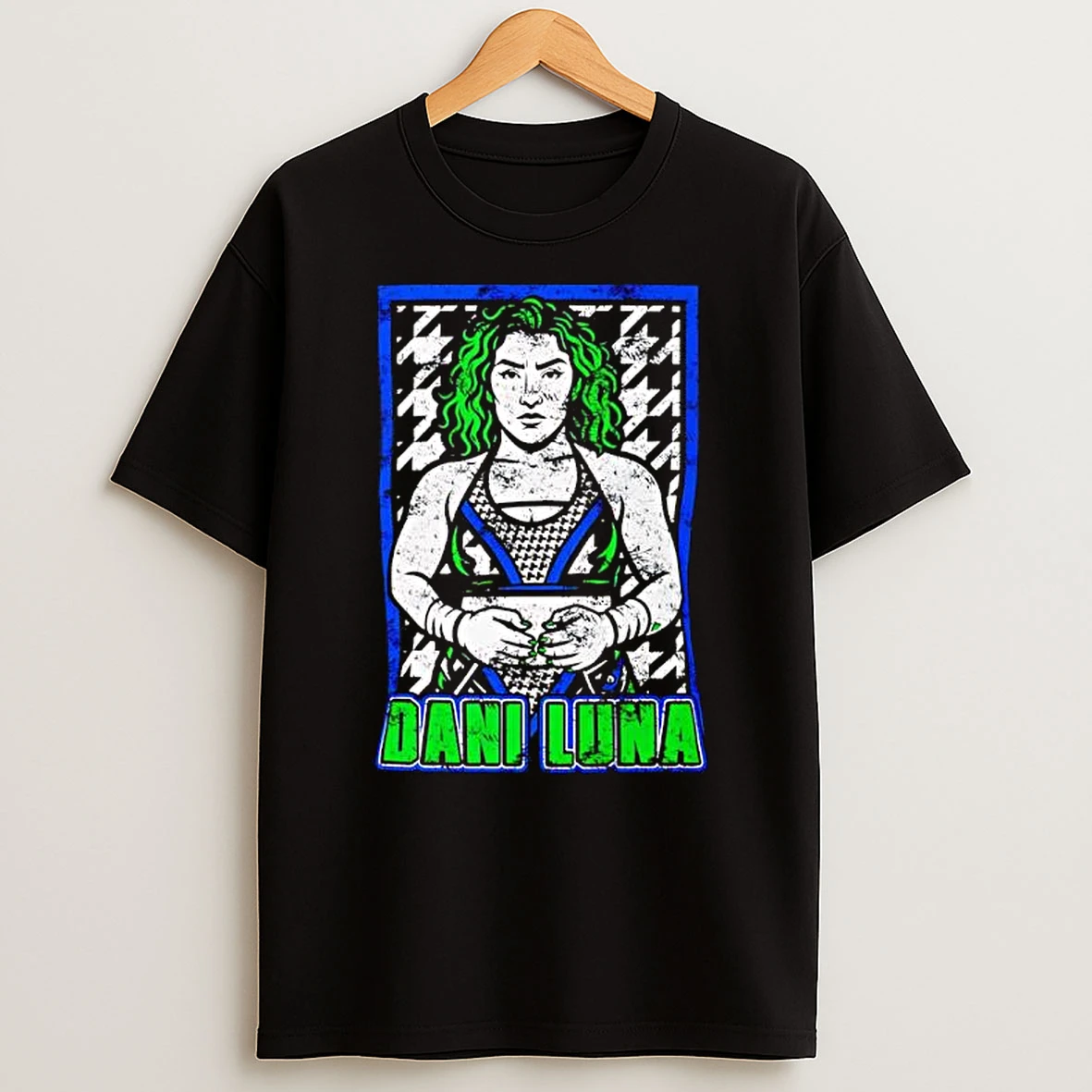 Dani Luna Dogstooth Graphic T Shirt