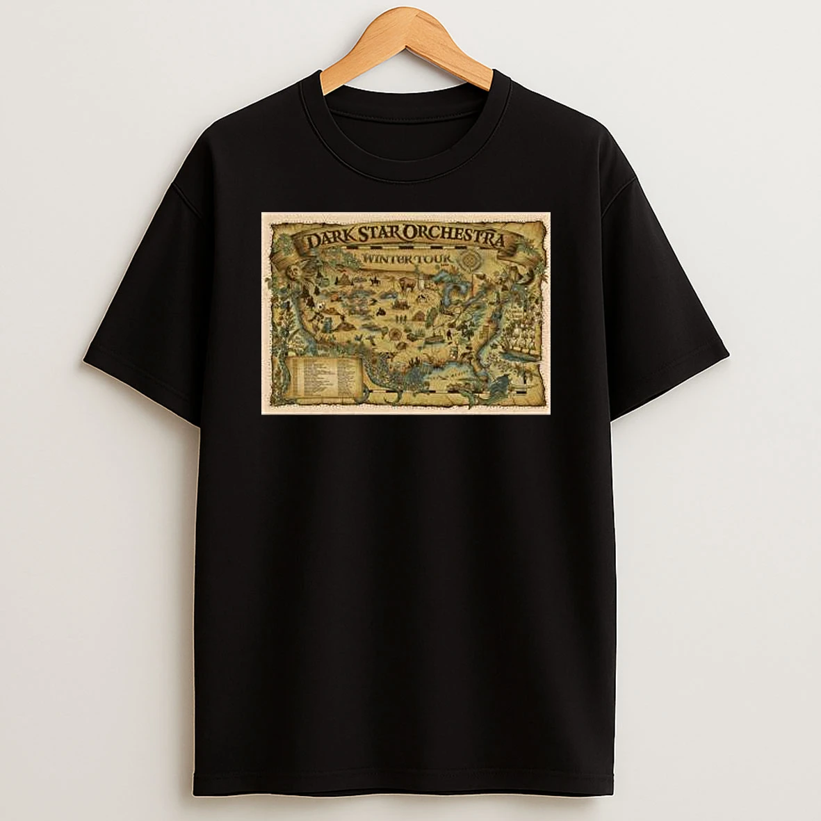 Dark Star Orchestra Winter Tour 2026 North America Schedule Dates T Shirt