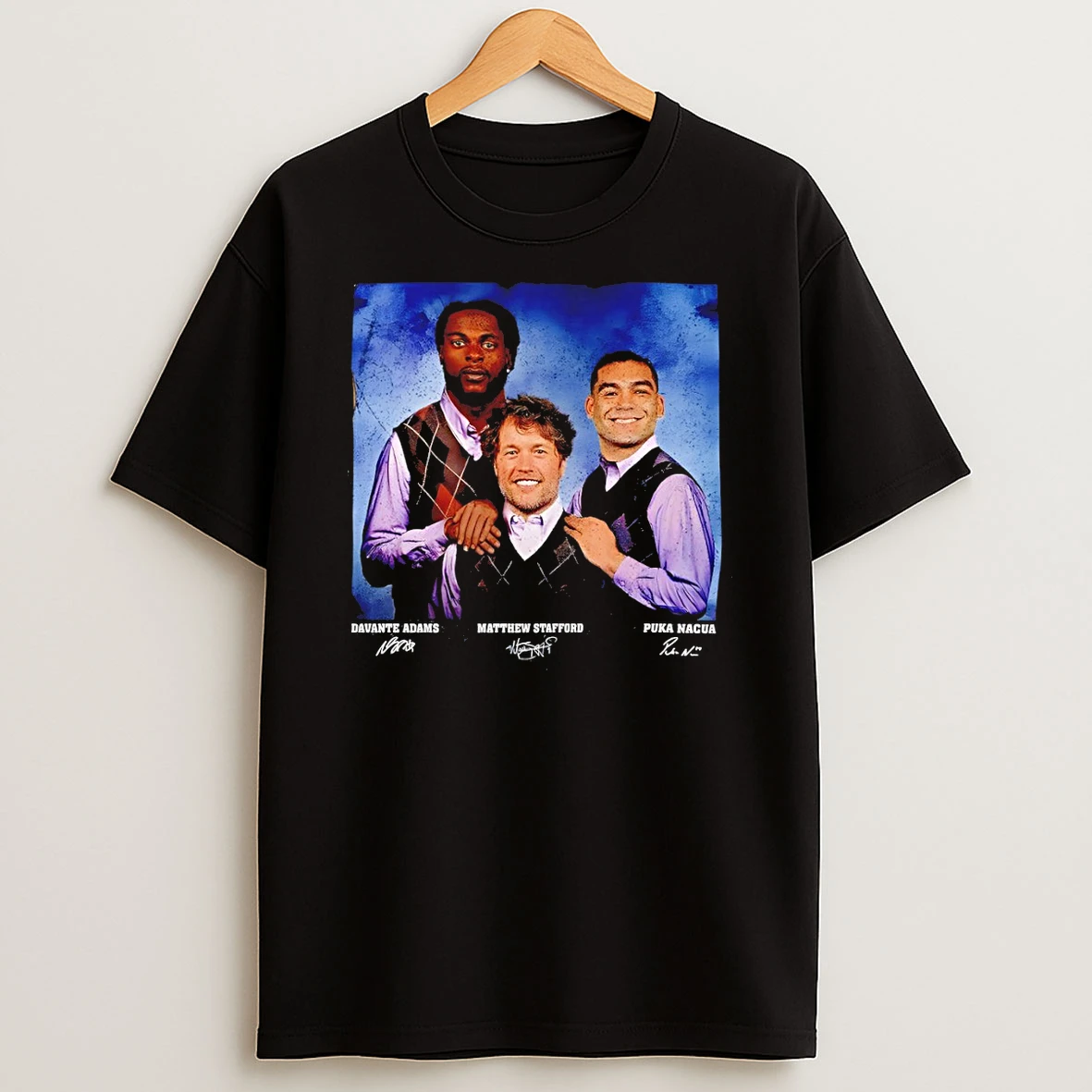 Davante Adams Puka Nacua Matthew Stafford Los Angeles Rams Step Brothers Football T Shirt