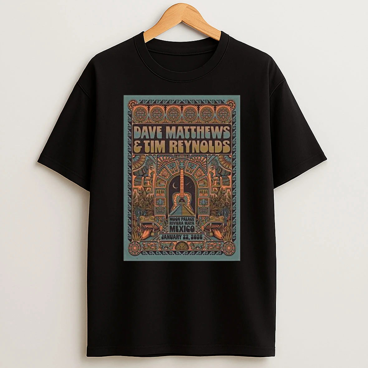 Dave Matthews And Tim Reynolds Riviera Maya Mexico Jan 22 2026 T Shirt