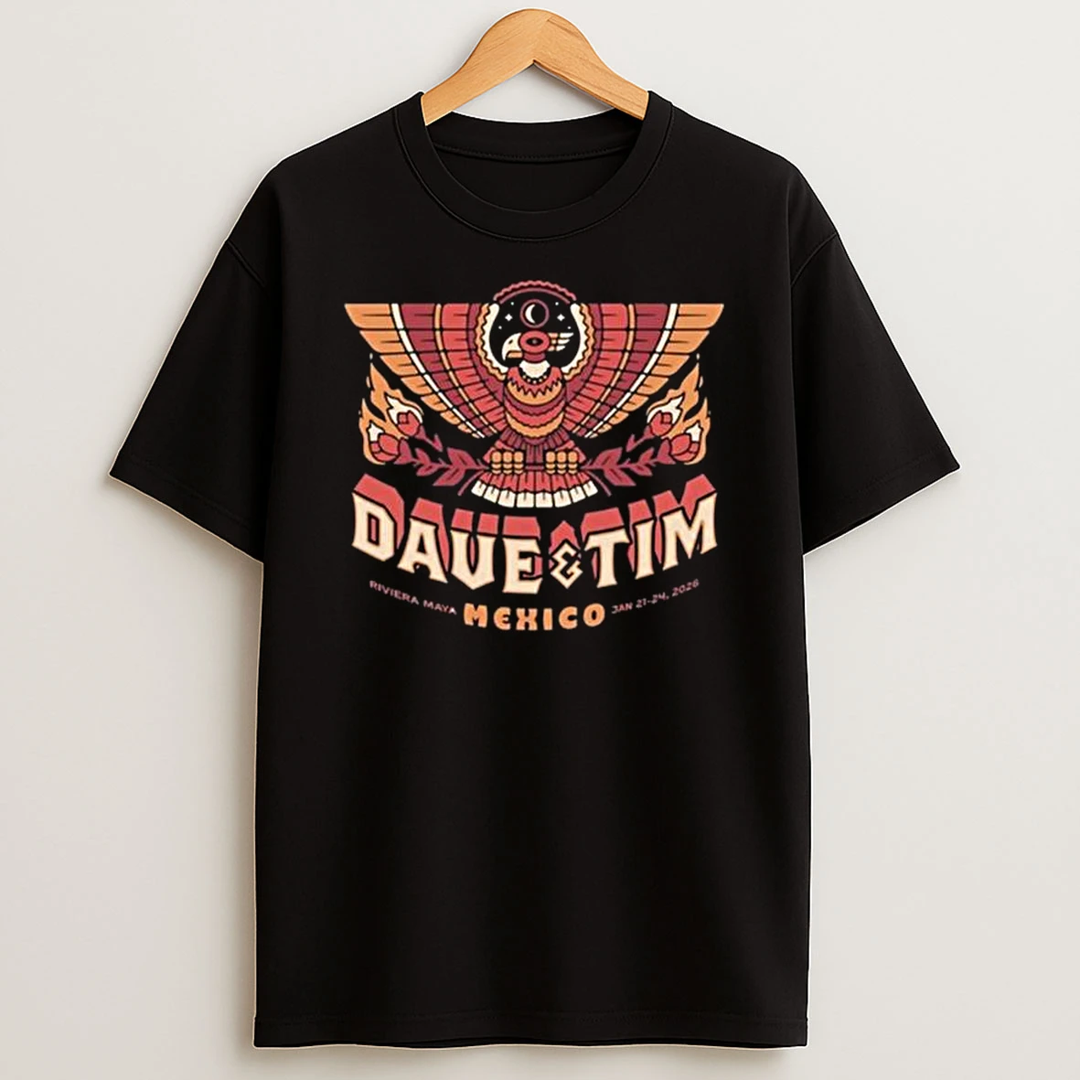 Dave Tim Riviera Maya Mexico Jan 21 24 2026 Tour T Shirt