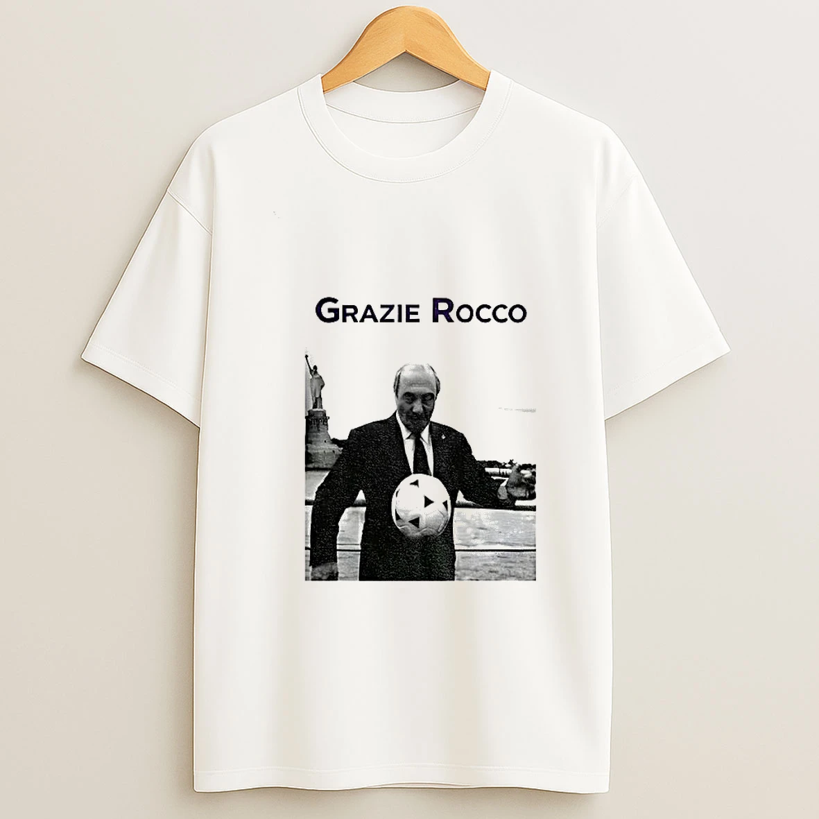 David De Gea Wearing Rocco B Commisso Grazie Rocco T Shirt