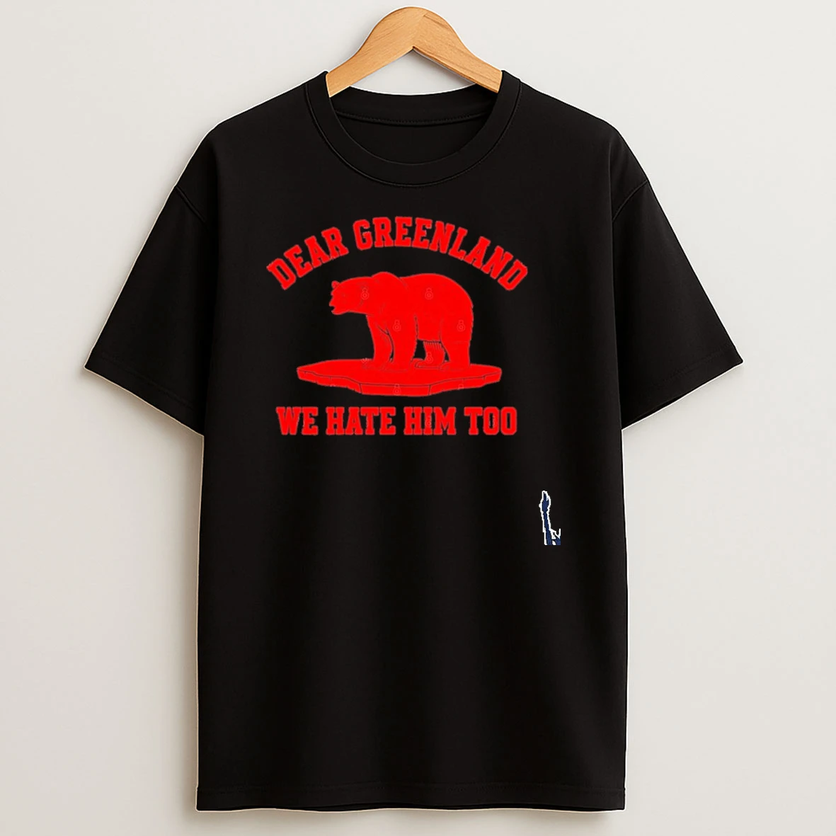 Dear Greenland We Hate Him Too T Shirt