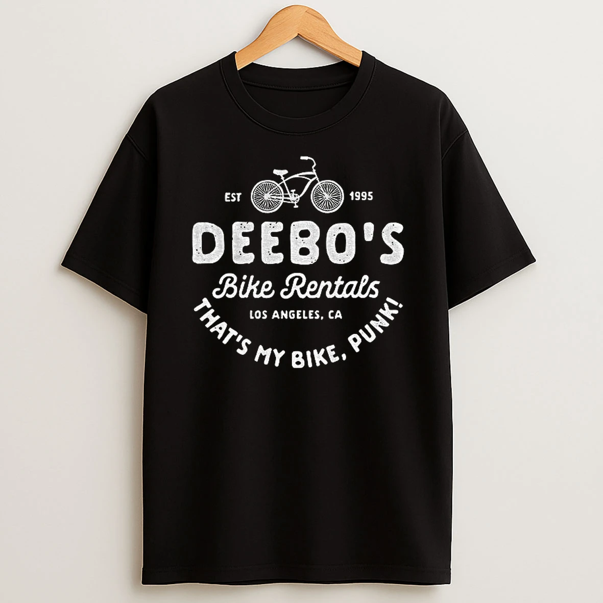 Deebos Bike Rentals Funny Movie Los Angeles Ca Thats My Bike Punk Est 1995 T Shirt