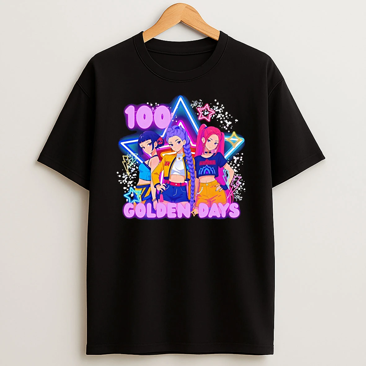 Demon Hunters 100 Golden Days K Pop T Shirt