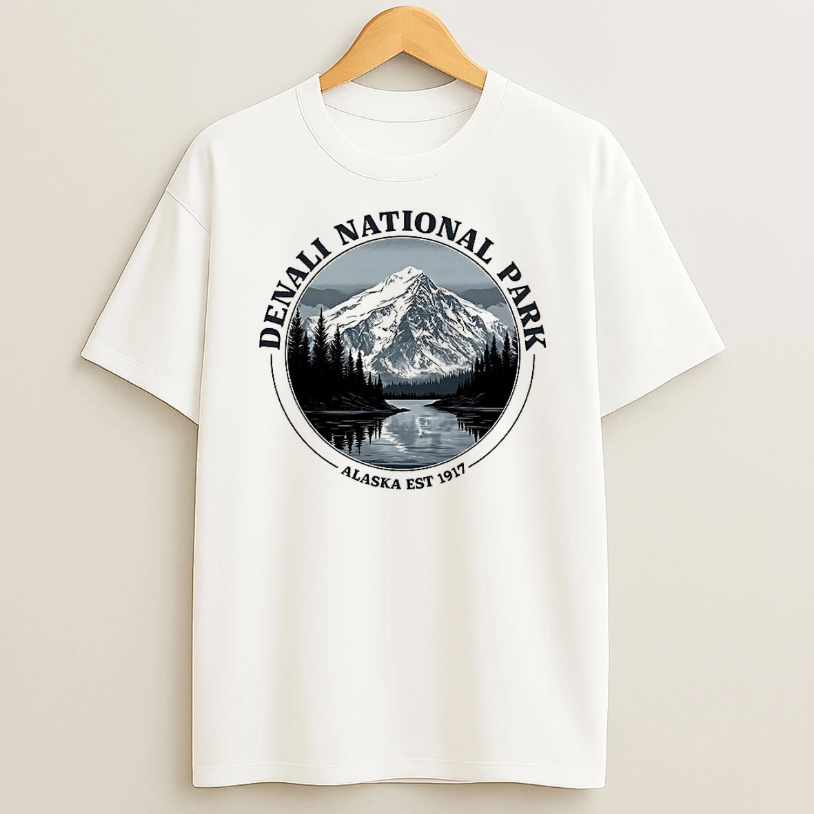 Denali National Park Alaska 1917 Nature Lover T Shirt