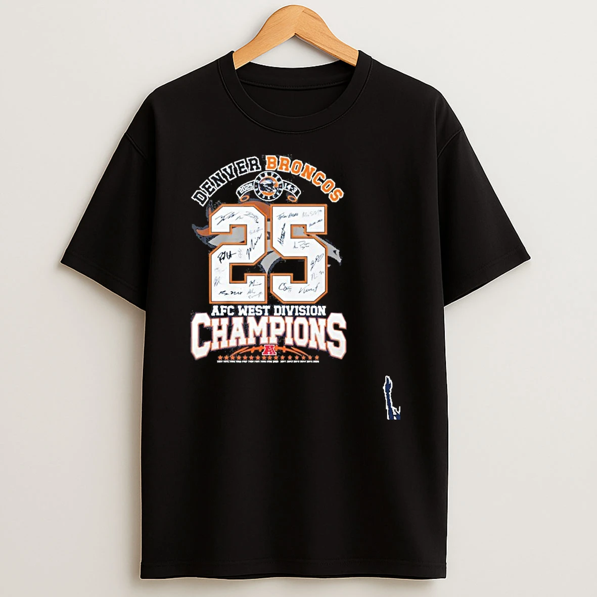 Denver Broncos 14 3 Afc West Division Champions T Shirt