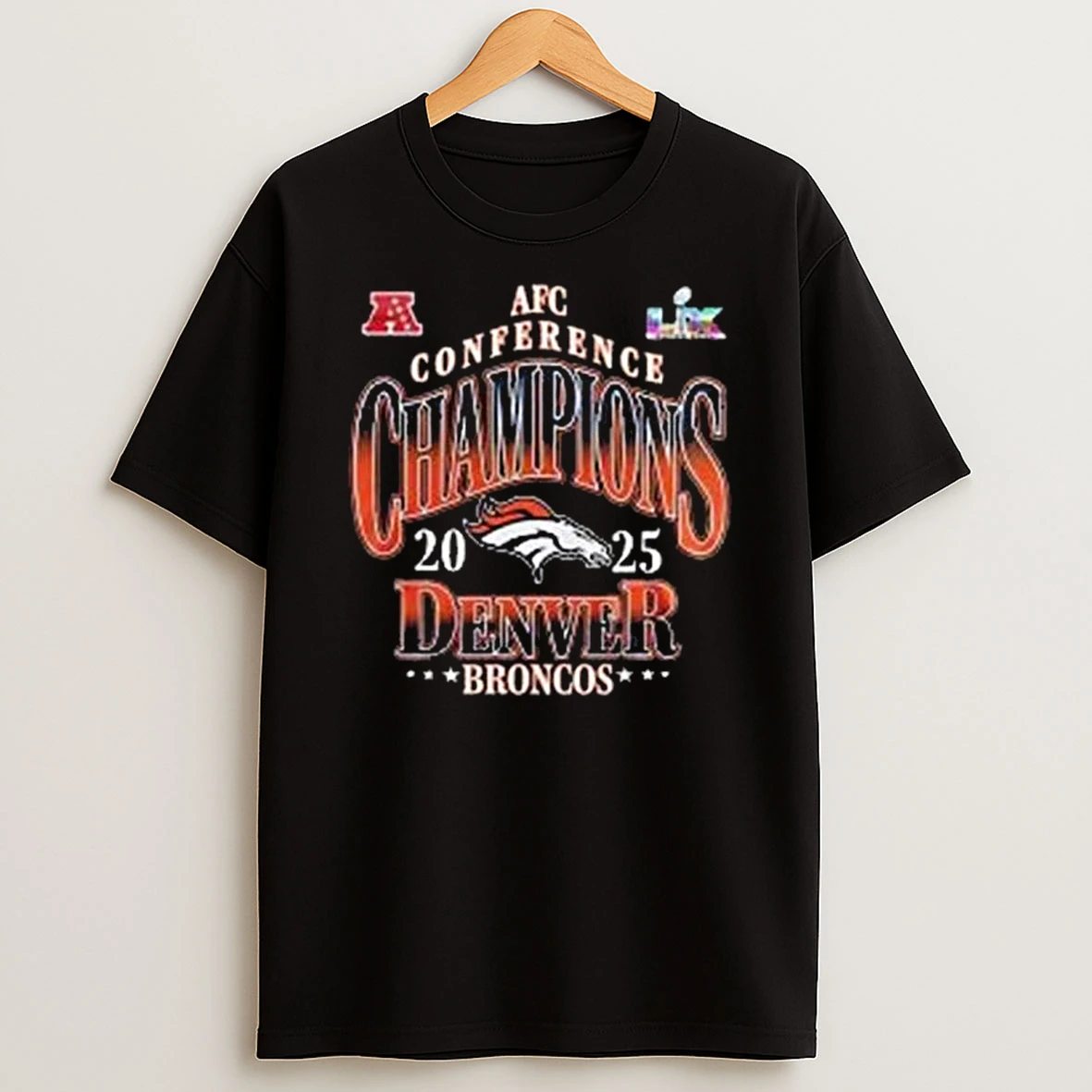 Denver Broncos 2025 Afc Conference Champions Locker Room T Shirt