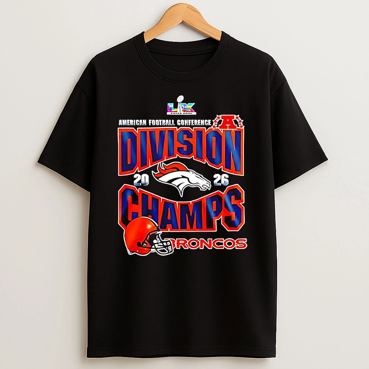 Denver Broncos 2026 Afc Division Champions Lock Room T Shirt