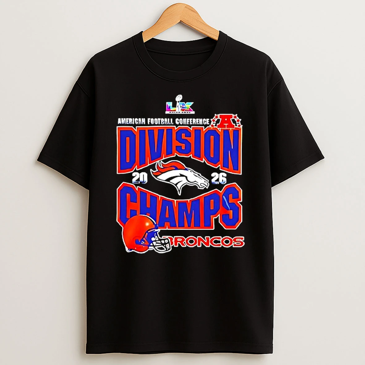 Denver Broncos 2026 American Football Conference Division Champions T Shirt