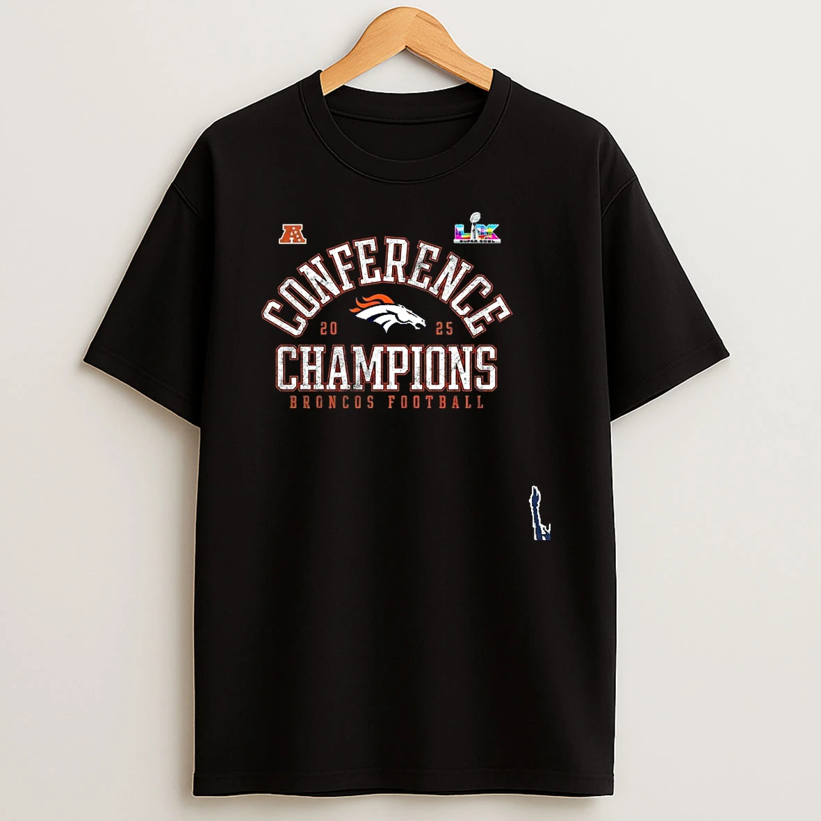 Denver Broncos Afc Conference 2025 Champions Super Bowl Lix T Shirt