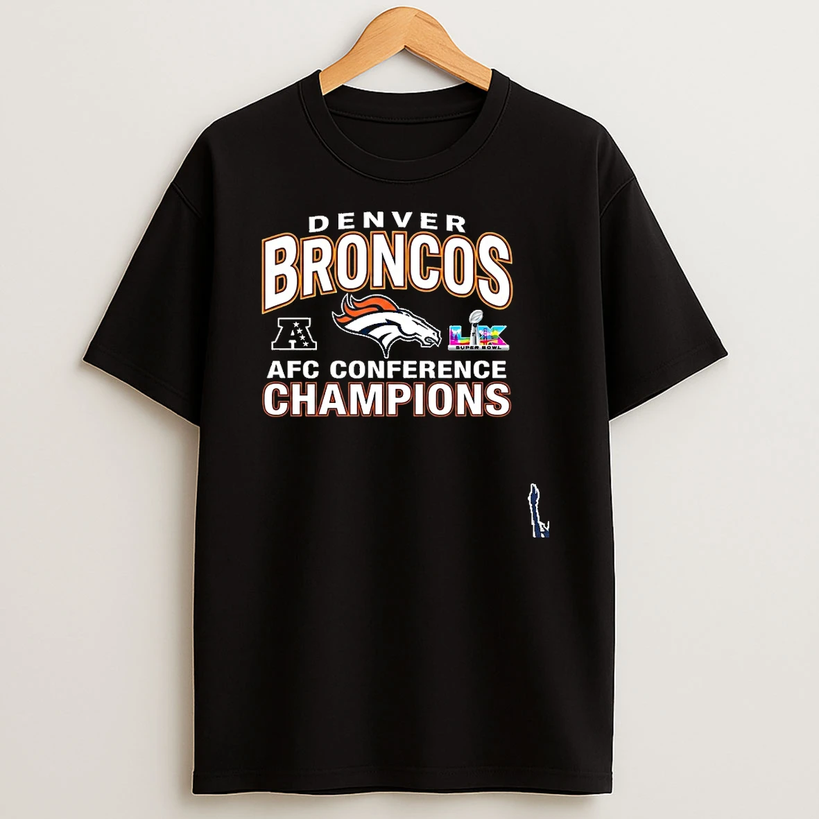 Denver Broncos Afc Conference Champions Sb Lx T Shirt