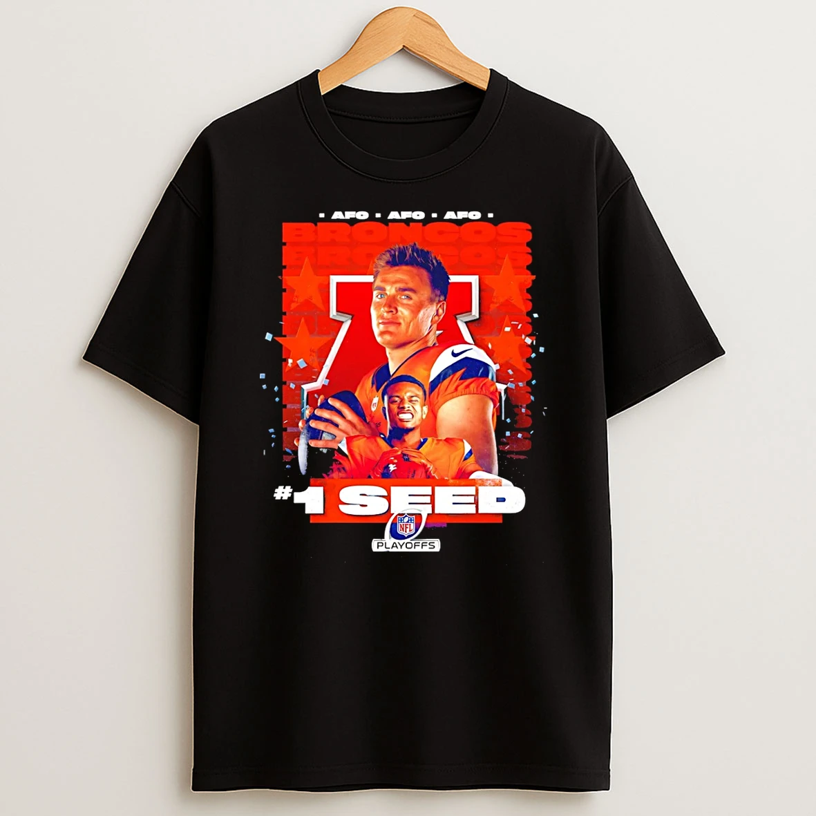 Denver Broncos Afc No 1 Seed Nfl Playoff 2025 T Shirt