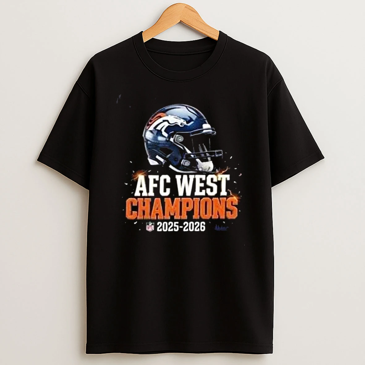 Denver Broncos Afc West Champions 2025 2026 First Division Title Since 2015 Super Bowl Season 14 3 Record Afc Number 1 Seed T Shirt