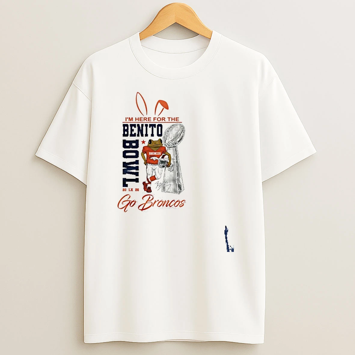 Denver Broncos Here For The Nfl Benito Bowl T Shirt