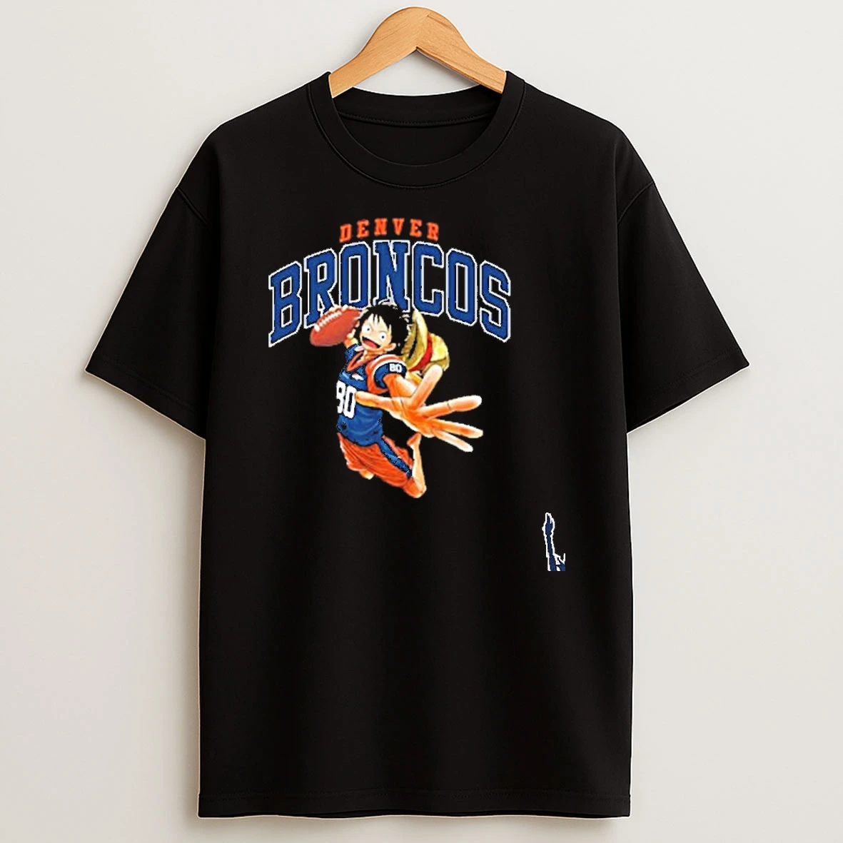 Denver Broncos X One Piece Baseball T Shirt