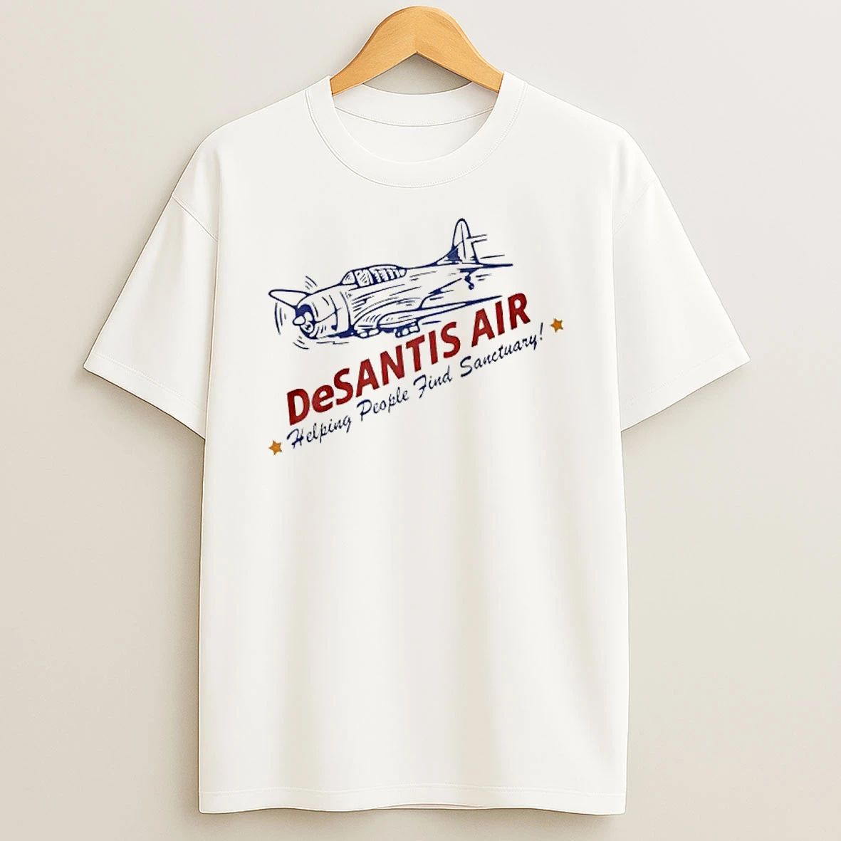 Desantis Air Helping People Find Sanctuary T Shirt