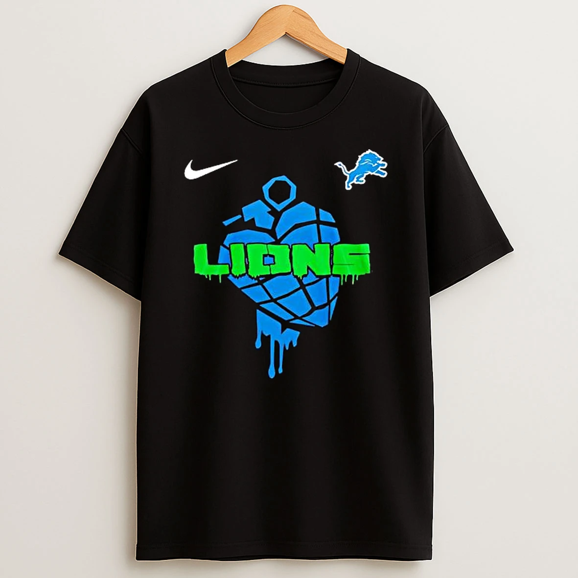 Detroit Lions Nfl Green Day Football 2026 T Shirt