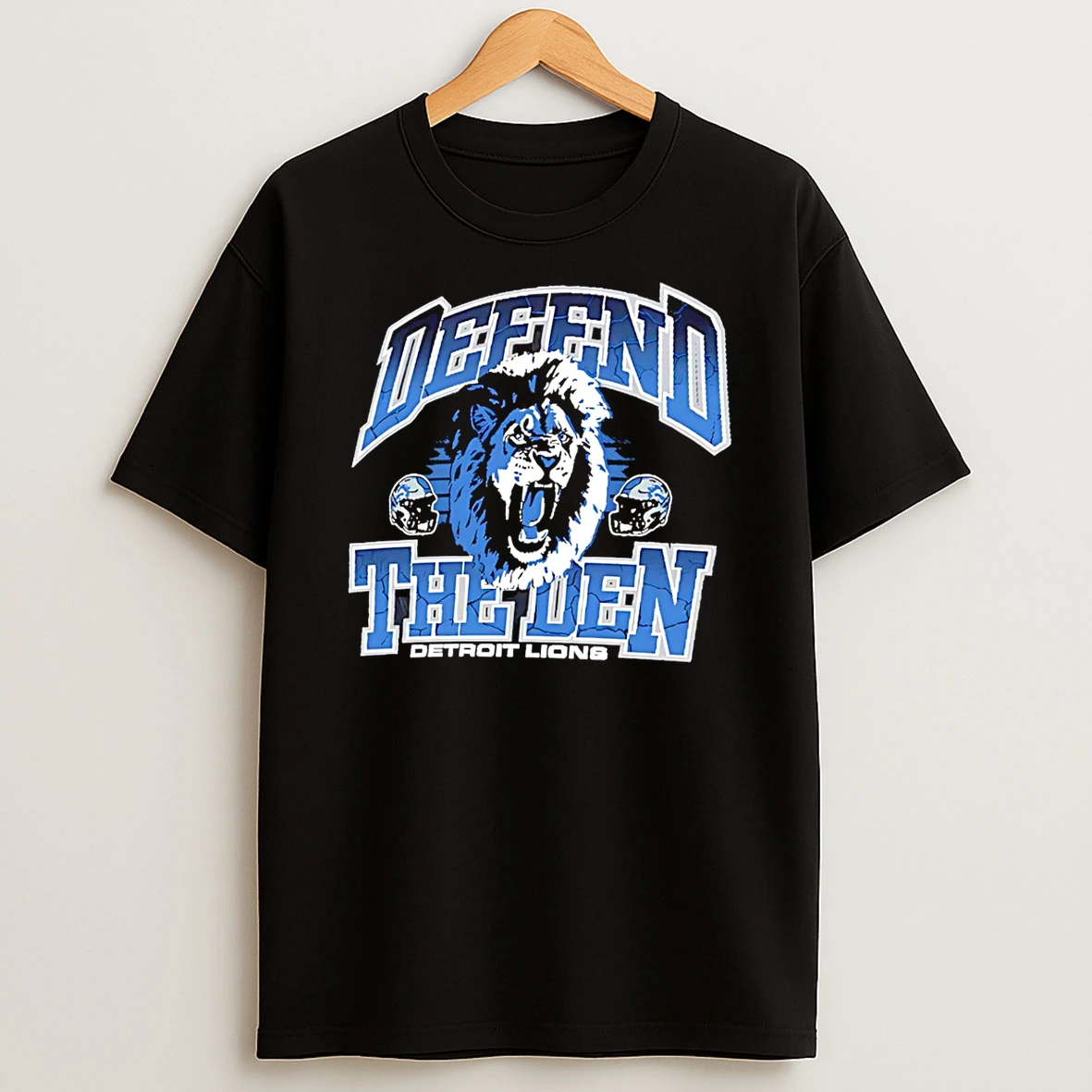 Detroit Lions Screen Defend The Den T Shirt