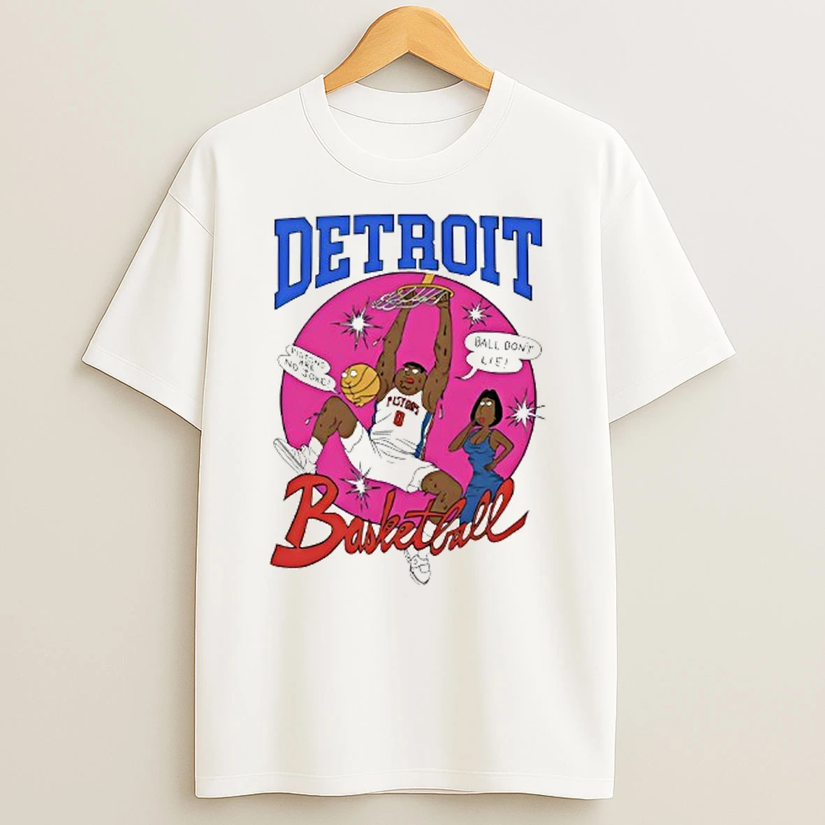 Detroit Pistons Basketball T Shirt