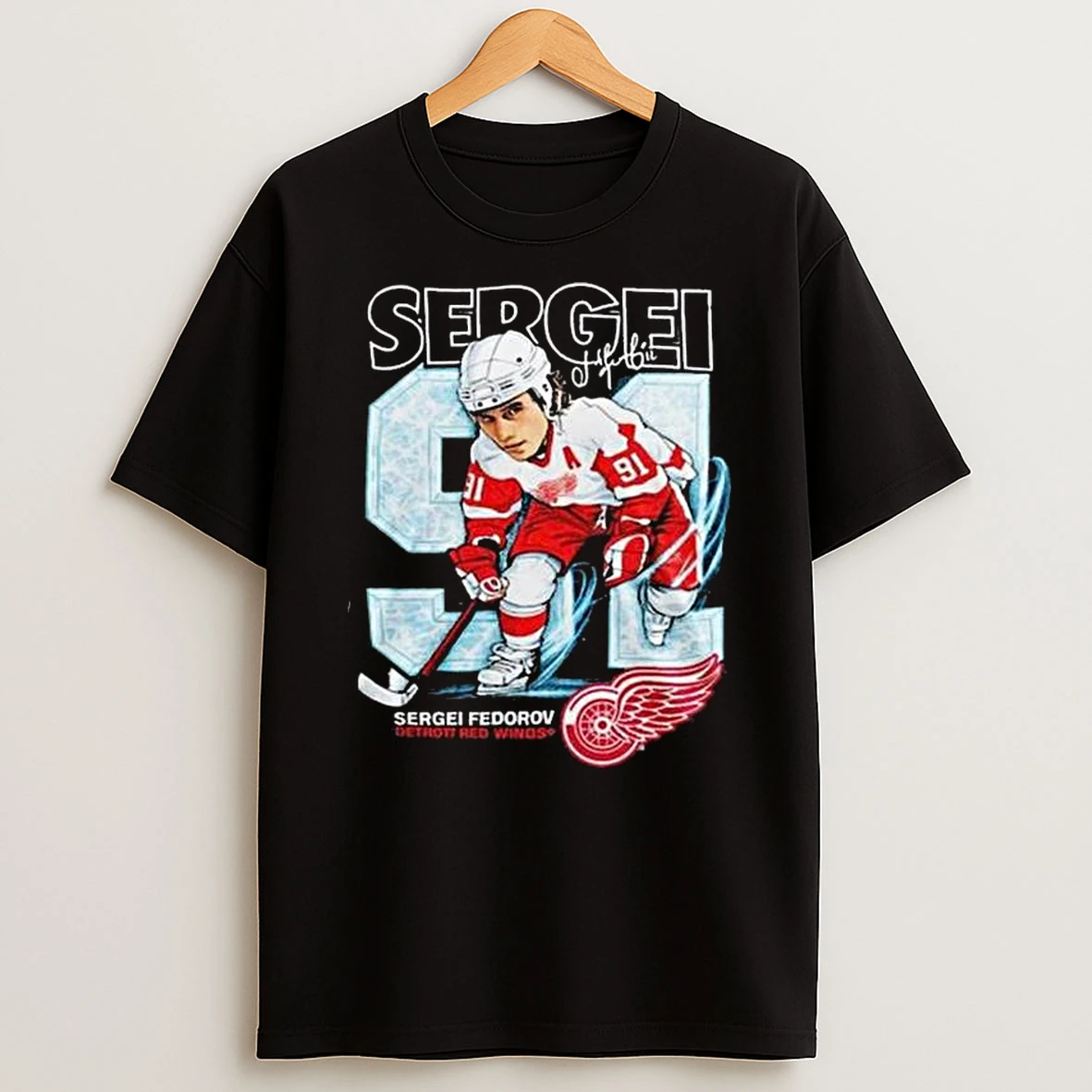 Detroit Red Wings Sergei Fedorov Night 2026 Celebration T Shirt