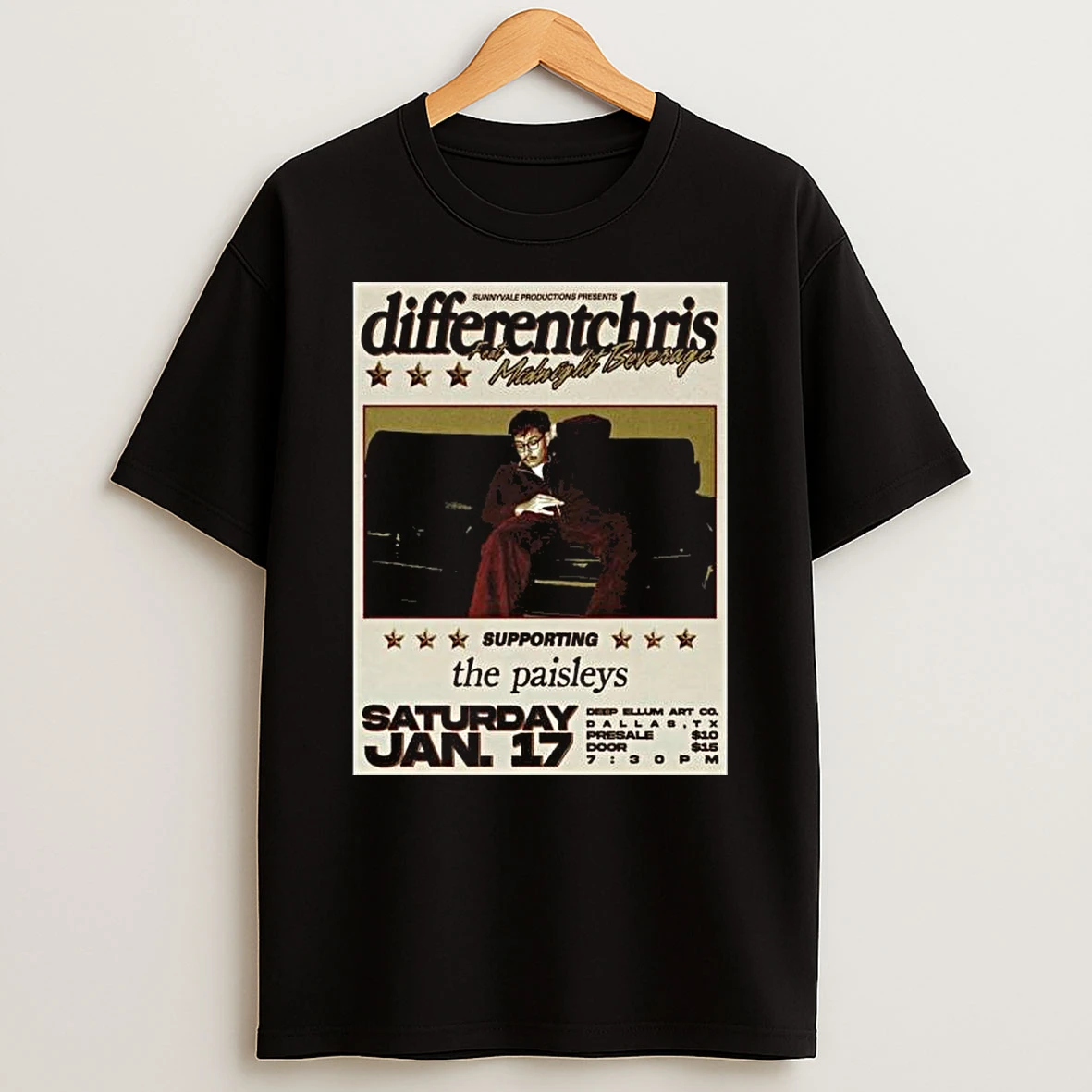 Different Chris Dallas Tx January 17 2026 Concert T Shirt