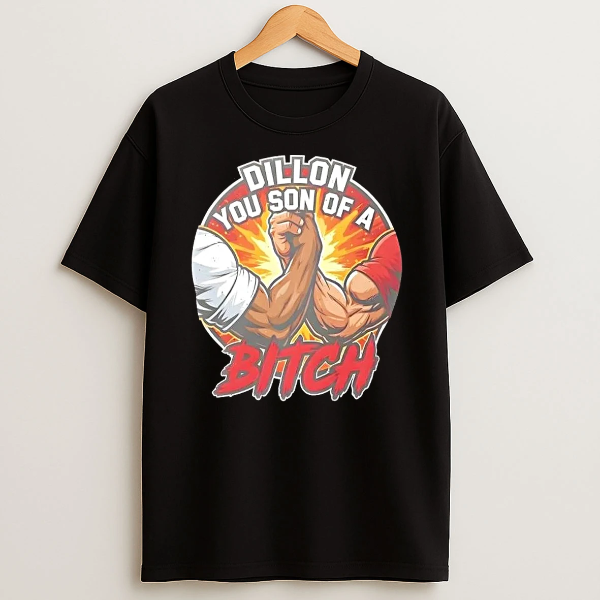 Dillon You Son Of A Bitch Retro Action Movie T Shirt