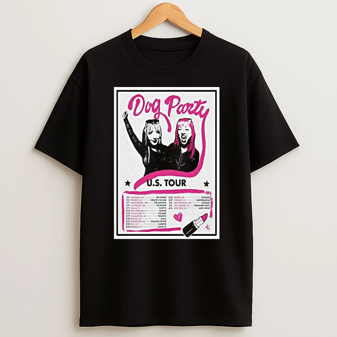 Dog Party 2026 Us Tour T Shirt