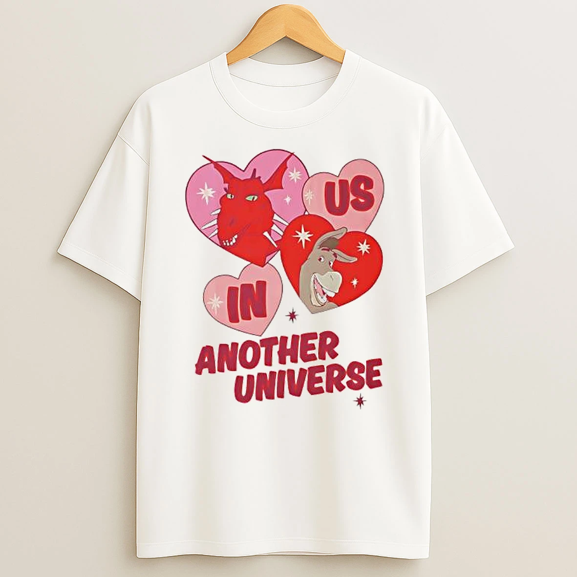 Donkey And Shrek Us In Another Universe Graphic T Shirt