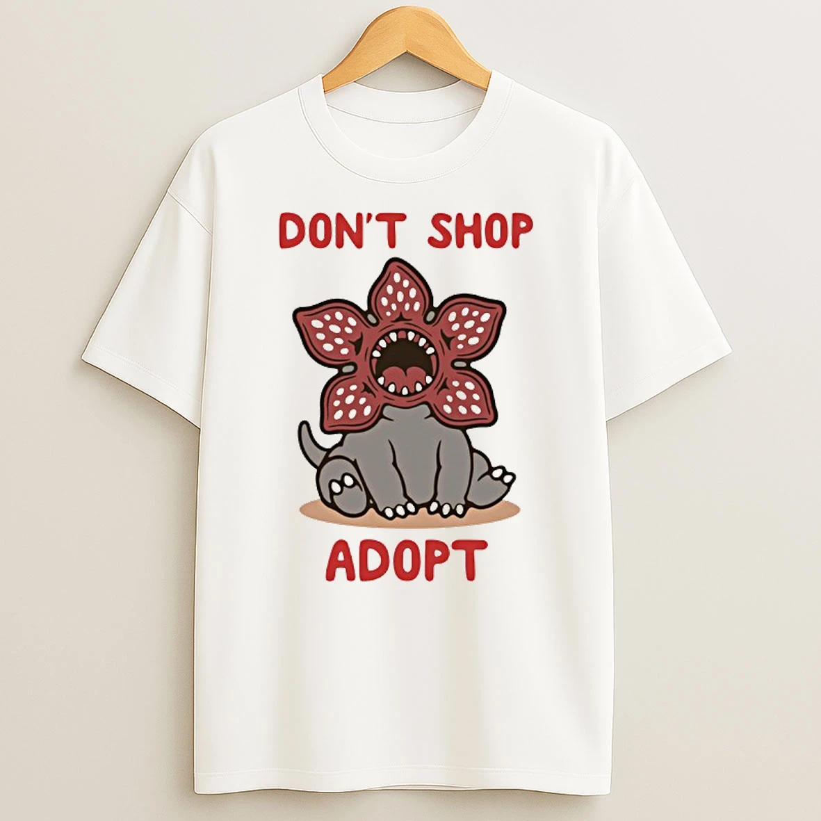 Dont Shop Adopt Demogorgon T Shirt
